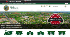 Desktop Screenshot of cityofpearsall.org