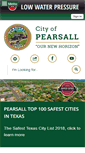 Mobile Screenshot of cityofpearsall.org